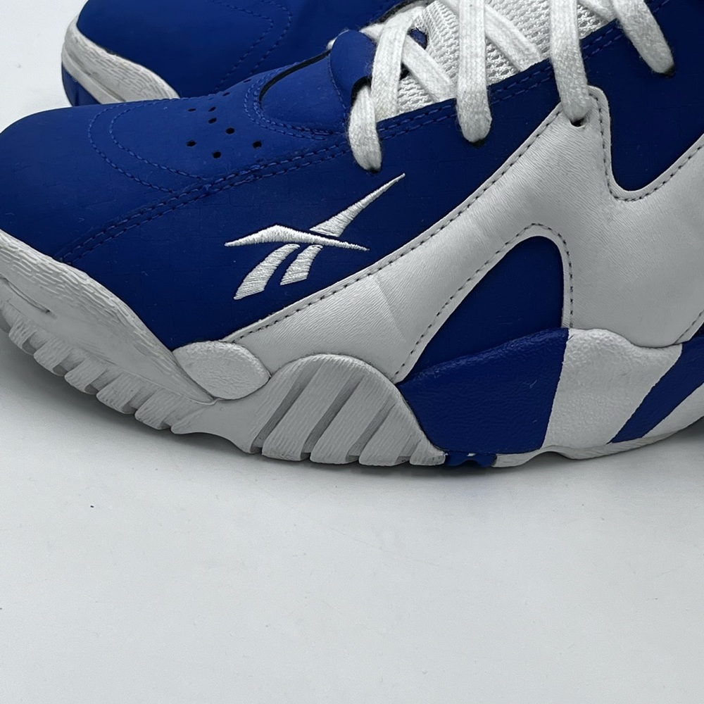 Reebok Kamikaze II Letter of Intent Shoes Dark Royal Blue & White Mens Size 9.5 - Picture 5 of 16